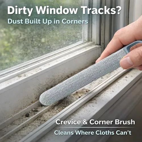 The Window Screen Cleaning Brush, Window Screen Cleaner, Screen Cleaner Tool in real use