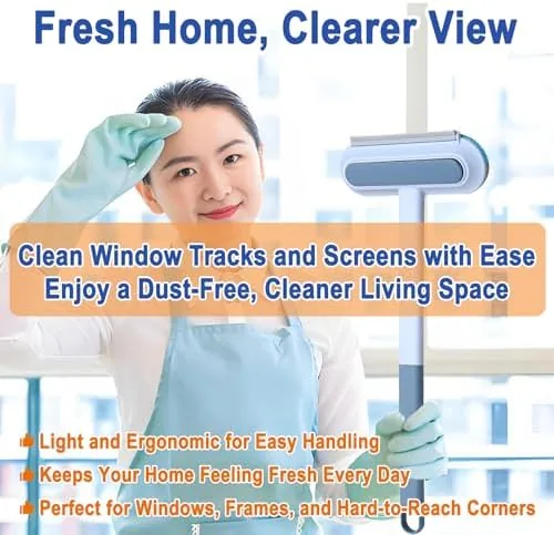 Another view of the Window Screen Cleaning Brush, Window Screen Cleaner, Screen Cleaner Tool