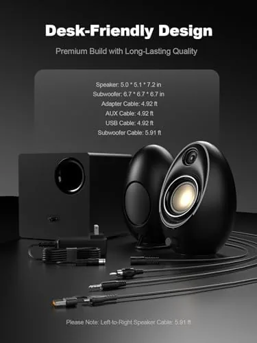 Testing the Bluedee Computer Speakers with Subwoofer, 2.1 PC Speakers, 80W Peak over two weeks