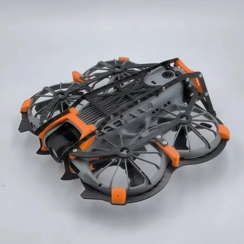 Close look at the Neo 2 Carbon Fiber Drone Protection Kit, Anti-Collision Frame Guard build quality