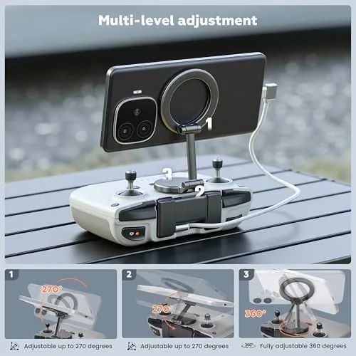 The STARTRC Phone Mount for DJI RC-N3/N2, for DJI Mini 4k/NEO in real use