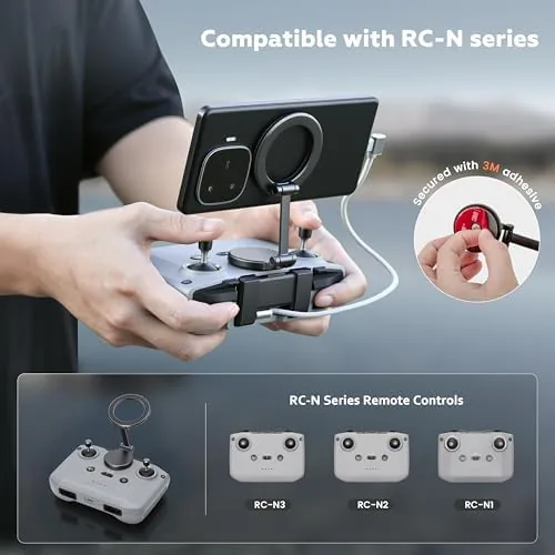 Another view of the STARTRC Phone Mount for DJI RC-N3/N2, for DJI Mini 4k/NEO