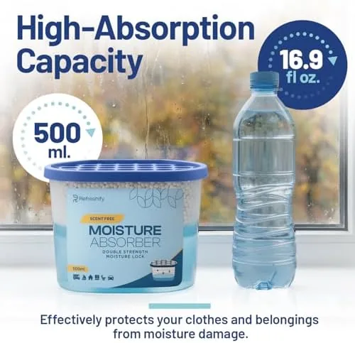 Another view of the Premium Moisture Absorbers and Dehumidifier Tubs ,  High-Efficiency Closet Dehumidifier