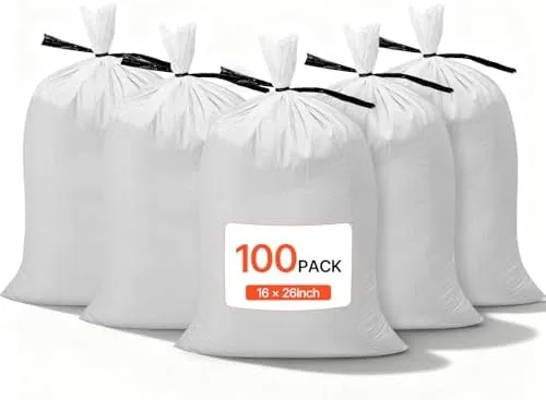 VEVOR Heavy Duty Sand Bags, 100 Pack 16" x 26", Empty Sandbags for Flooding Review: Tested and Rated