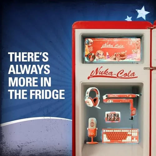 The Elgato Nuka-Cola Mic Arm LP ,  Fallout Special Edition Low-Profile in real use
