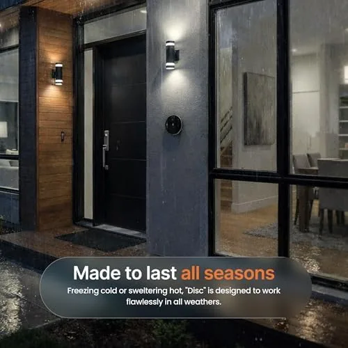 Testing the Disc, Smart Doorbell, Lifetime Free Usage, NFC. (Minimalist, Matte Aluminum) over two weeks