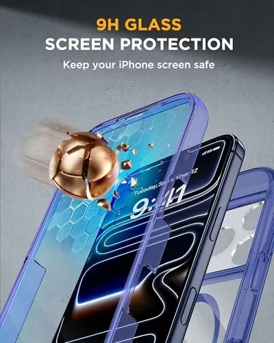 Another view of the miracase Magnetic for iPhone 17 Pro Case 6.3" [Compatible with