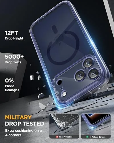The miracase Magnetic for iPhone 17 Pro Case 6.3" [Compatible with compared in context