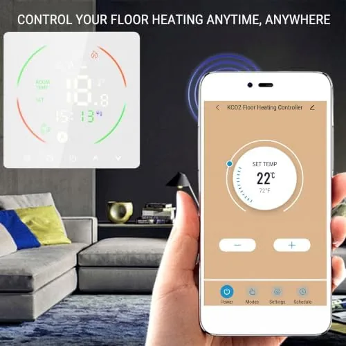 The Electric Floor Heating Thermostat, Smart WiFi Thermostat,16A | Electric Radiant in real use
