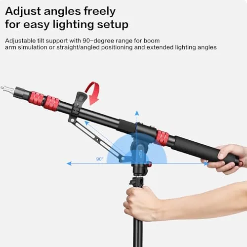 Another view of the FreeSea MT-H2 Tripod Extension & Boom Arm Aluminum Heavy-Duty Stand