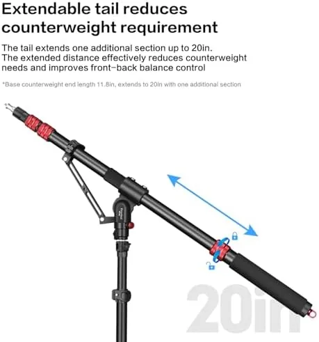 The FreeSea MT-H2 Tripod Extension & Boom Arm Aluminum Heavy-Duty Stand compared in context
