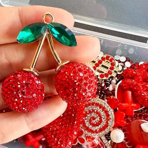 The Red Junk Case Charms Kit, Junks Phone Cases With Rhinestone compared in context