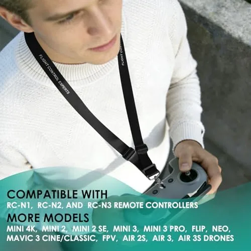 The GeeRic Neck Lanyard Strap Compatible with DJI Mini 4K / in real use