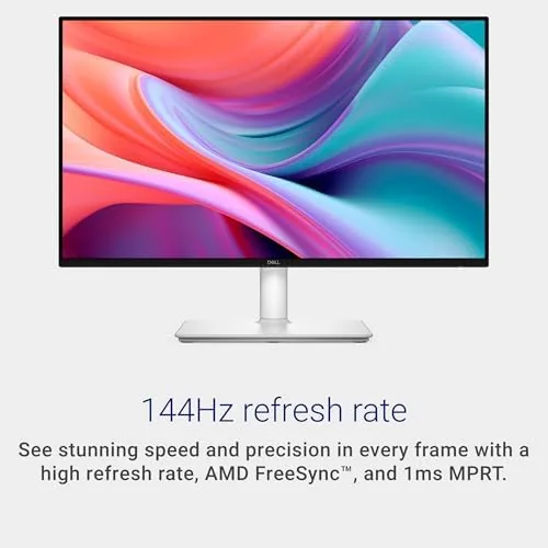 Close up of the monitor ports and slim bezel