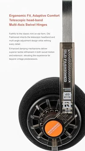 The Moondrop Old Fashioned 40mm On-Ear Headphone with 0.78mm 2pin Open-Back compared in context