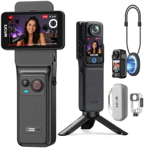 SJCAM C400 4K Vlogging Camera - 7-Hour Battery, 6-Axis Stabilization, 2.29'' Touch Screen,Wireless Remote Review: Tested and Rated