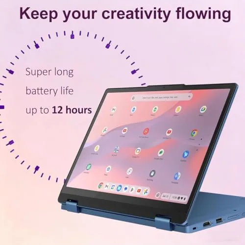 The Lenovo IdeaPad Flex 3i Chromebook 12.2" 2-in-1 Laptop, Intel N100 in real use