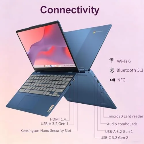 The Lenovo IdeaPad Flex 3i Chromebook 12.2" 2-in-1 Laptop, Intel N100 compared in context
