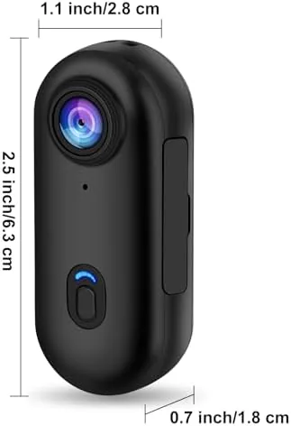 The i3 camera clipped to a bicycle helmet for a POV ride