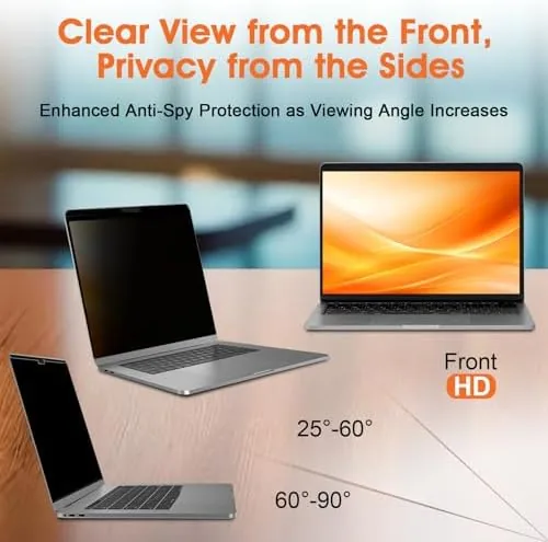 Close look at the Magnetic Privacy Screen for MacBook Air 13.6 & 13 Inch build quality