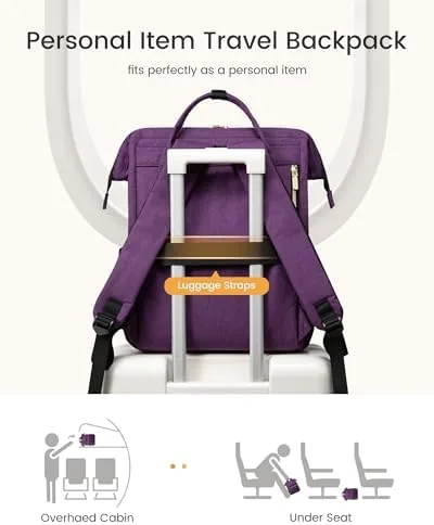 Testing the LOVEVOOK Laptop Backpack for Women with Giant Tumbler Holder Pocket,17 over two weeks