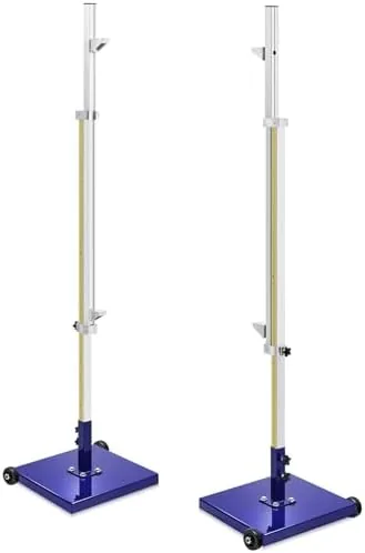 1 Pair Official Competition Track and Field High Jump Standards, 2-8 ft Adjustable, 1/4" Review: Tested and Rated