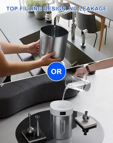 Close look at the Stainless Steel Humidifiers for Bedroom,Large Room,Baby and Plants | 4L build quality