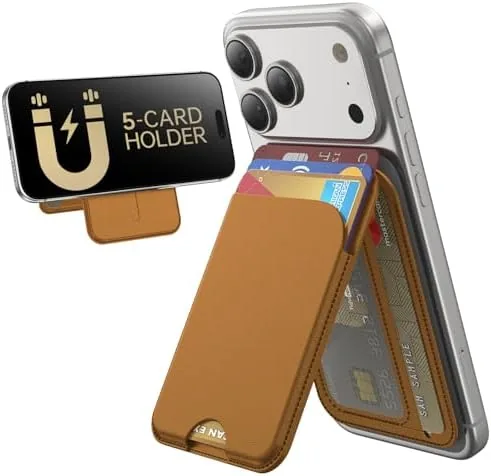 TWZKG for MagSafe Wallet, 5 Cards Holder with Stand, Magnetic Phone Wallet Stand for Review: Tested and Rated