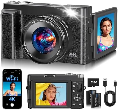 2026 Upgraded 4K Digital Camera Review: Vlogging Power on a Budget