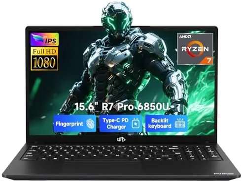NIMO 15.6" Light-Gaming-Laptop, 8 Cores AMD Ryzen 7 Pro 6850U 32GB RAM 1TB SSD Review: Tested and Rated