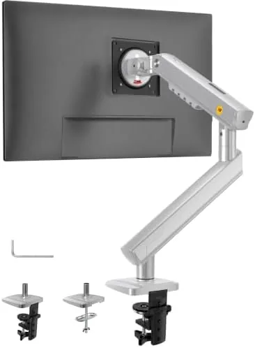 Overview of the NB SmooVex™ Single Computer Monitor Mount, Monitor Stand fits up