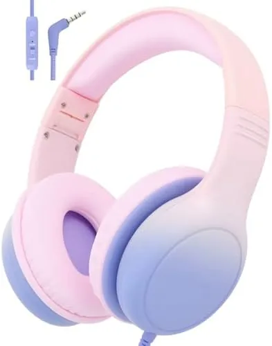 Over Ear Kids Headphones with HD Mic, Safe Volume Limited Wired Headphones for School Review: Tested and Rated