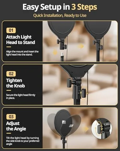 Testing the UBeesize 10" Desk Ring Light with Stand, Multi-Angle Adjustable Arm over two weeks