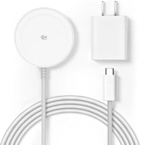 Overview of the Magnetic Wireless Charger, 5FT Qi2 25W Fast Charging Pad Compatible