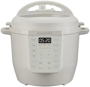 Finished pressure cooked stew in the Instant Pot