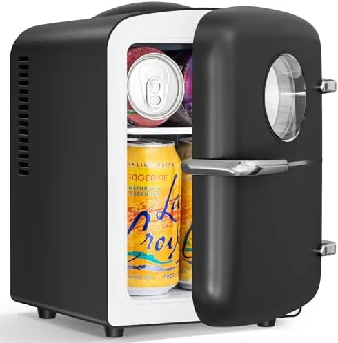 Antarctic Star Mini Fridge, 4L Capacity/6 Cans Portable Cooler and Warmer Compact Refrigerator, for Review: Tested and Rated