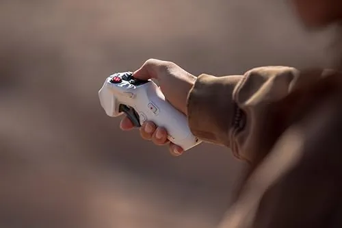 Close up of the folding arm mechanism and motor housings on the A1 drone