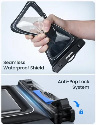 The Lamicall IP68 Floating Waterproof Phone Pouch, 2 Pack Waterproof Phone compared in context