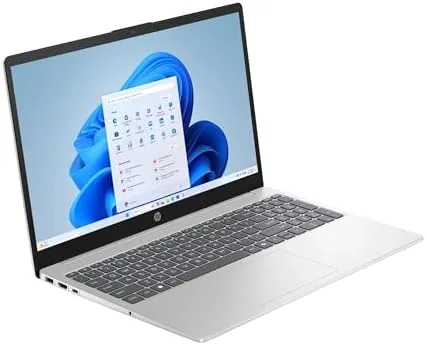 Detail shot of the HP 15.6 inch FHD IPS Touch Laptop, AMD Ryzen 7 features