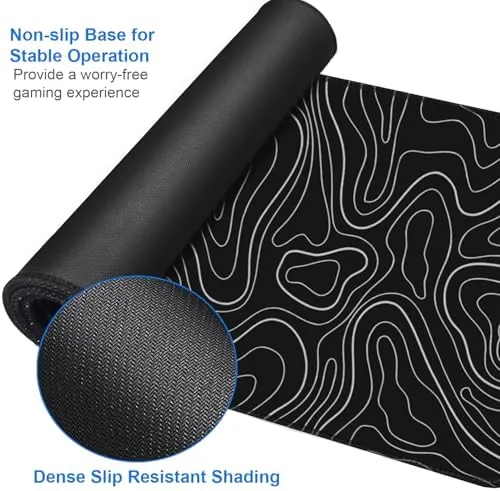 The Large Extended Gaming Mouse Pad, 31.5x15.7 inch Computer Keyboard Mouse in real use