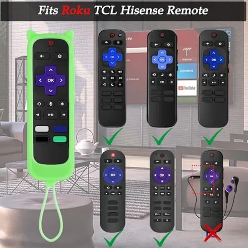 Close look at the Remote Controls Cover for Westinghouse Roku TV Onn TCL Hisense build quality