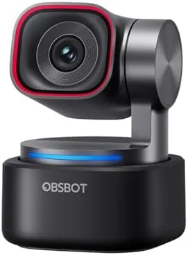 OBSBOT Tiny 3 AI-Powered Spatial Audio 4K Webcam, AI Tracking PTZ Camera | 1/1.28" Review: Tested and Rated