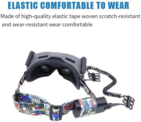 Another view of the Elastic Headband for Insta360 ANTIGRAVITY A1 Vision, Adjustable Headband for