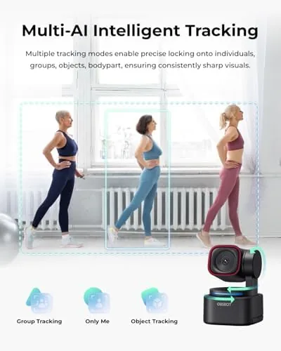 The OBSBOT Tiny 3 Lite AI-Powered Spatial Audio 4K Webcam compared in context