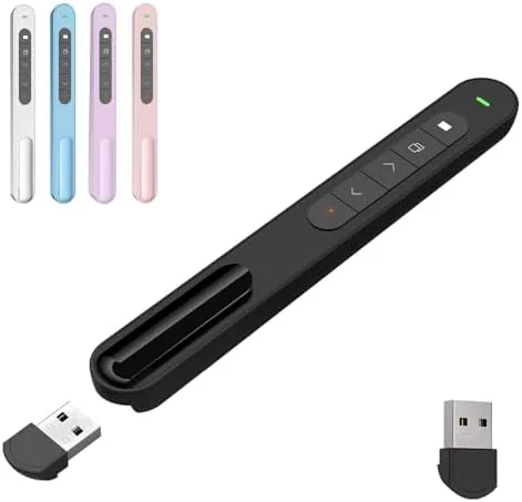 Presentation Clicker for Powerpoint Presentations, Black, A | Long-Range Wireless Presenter Remote, Magnetic USB Review: Tested and Rated