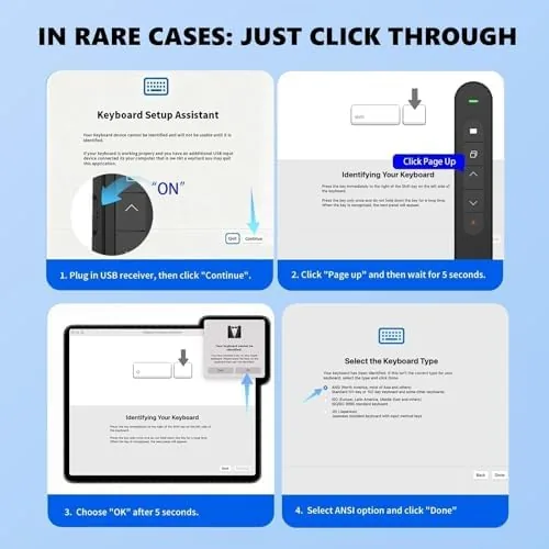 The Presentation Clicker for Powerpoint Presentations, Black, A | Long-Range Wireless compared in context