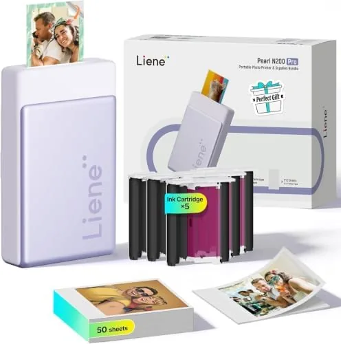 Overview of the Liene Pearl N200 Pro Portable Photo Printer, Instant Mini Picture