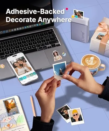 The Liene Pearl N200 Pro Portable Photo Printer, Instant Mini Picture in real use
