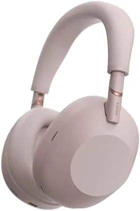 Sony WH-1000XM6 The Best Noise Cancelling Wireless Headphones, Sand Pink | HD NC Processor Review: Tested and Rated