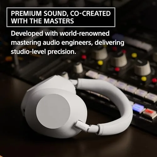 The Sony WH-1000XM6 The Best Noise Cancelling Wireless Headphones, Sand Pink compared in context